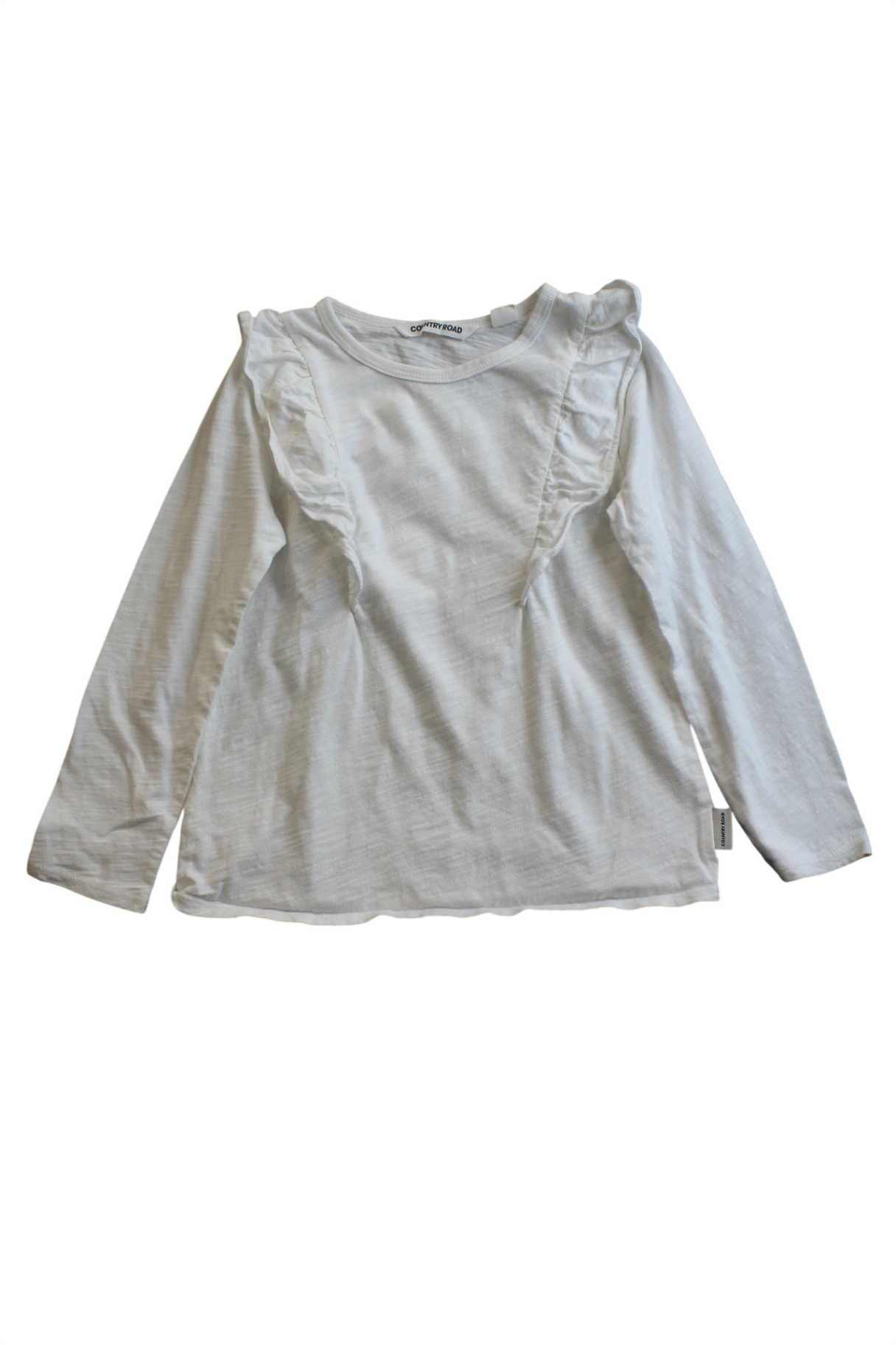 Country Road Long-Sleeve T-Shirt, White, 3