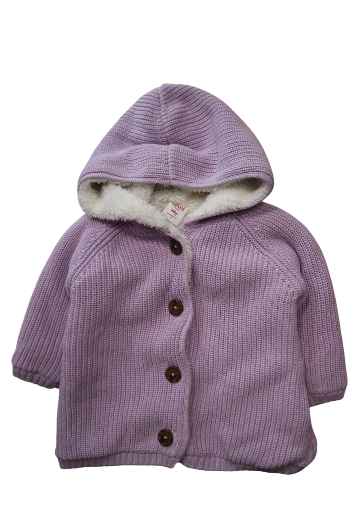 Seed Cardigan, Lilac, 0