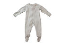 Purebaby Bodysuit, Light blue stripes, 000