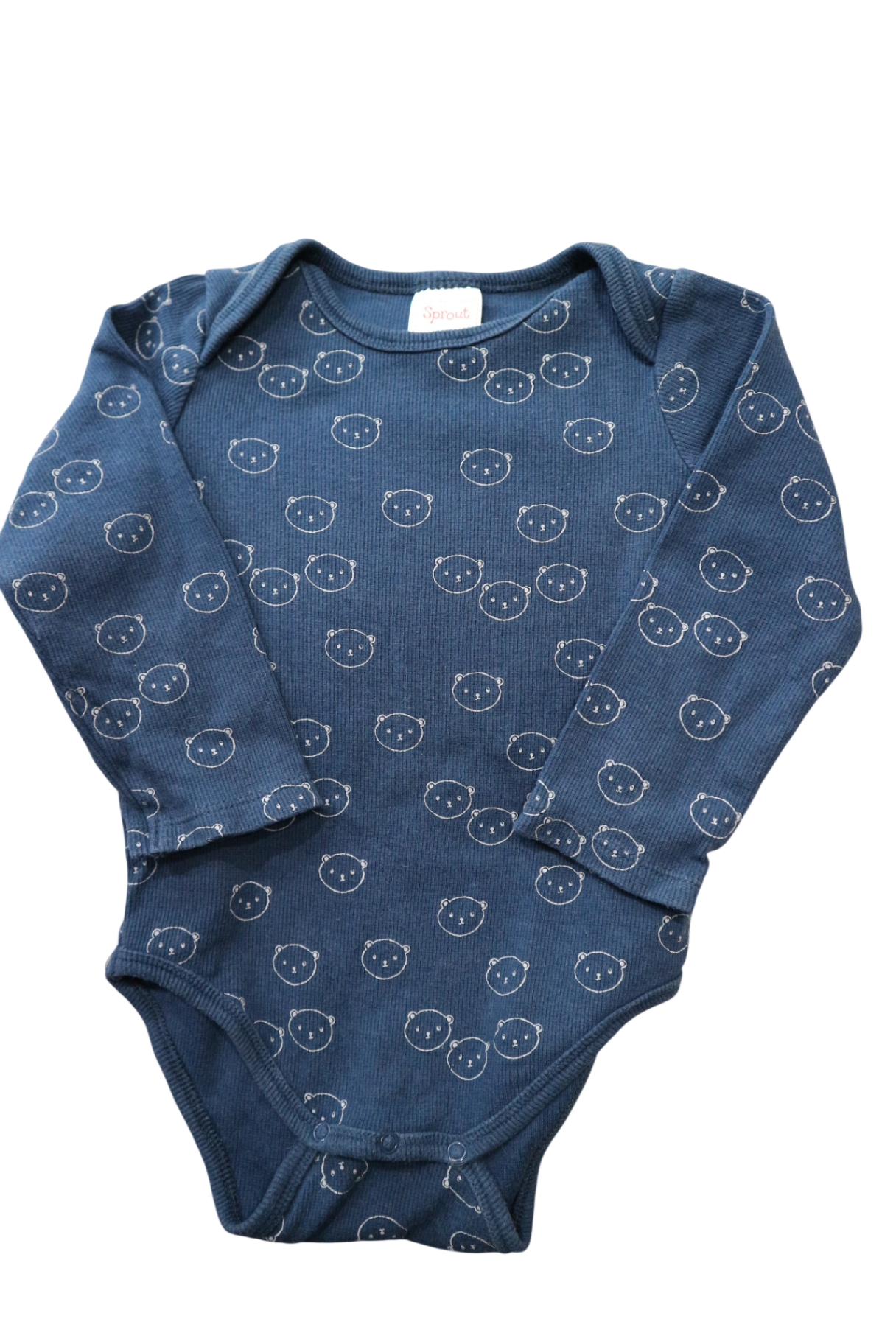 Sprout Bodysuit, Blue, 1