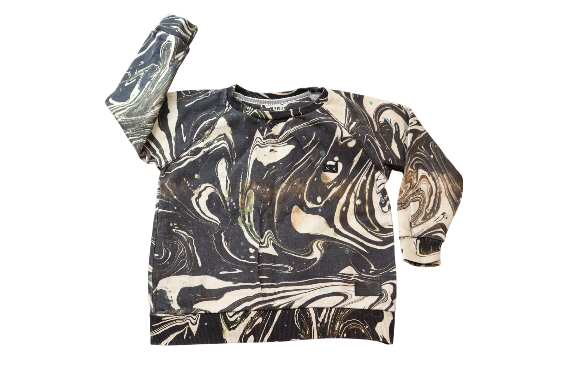 Munster Jumper, Black, cream and beige, 3-4