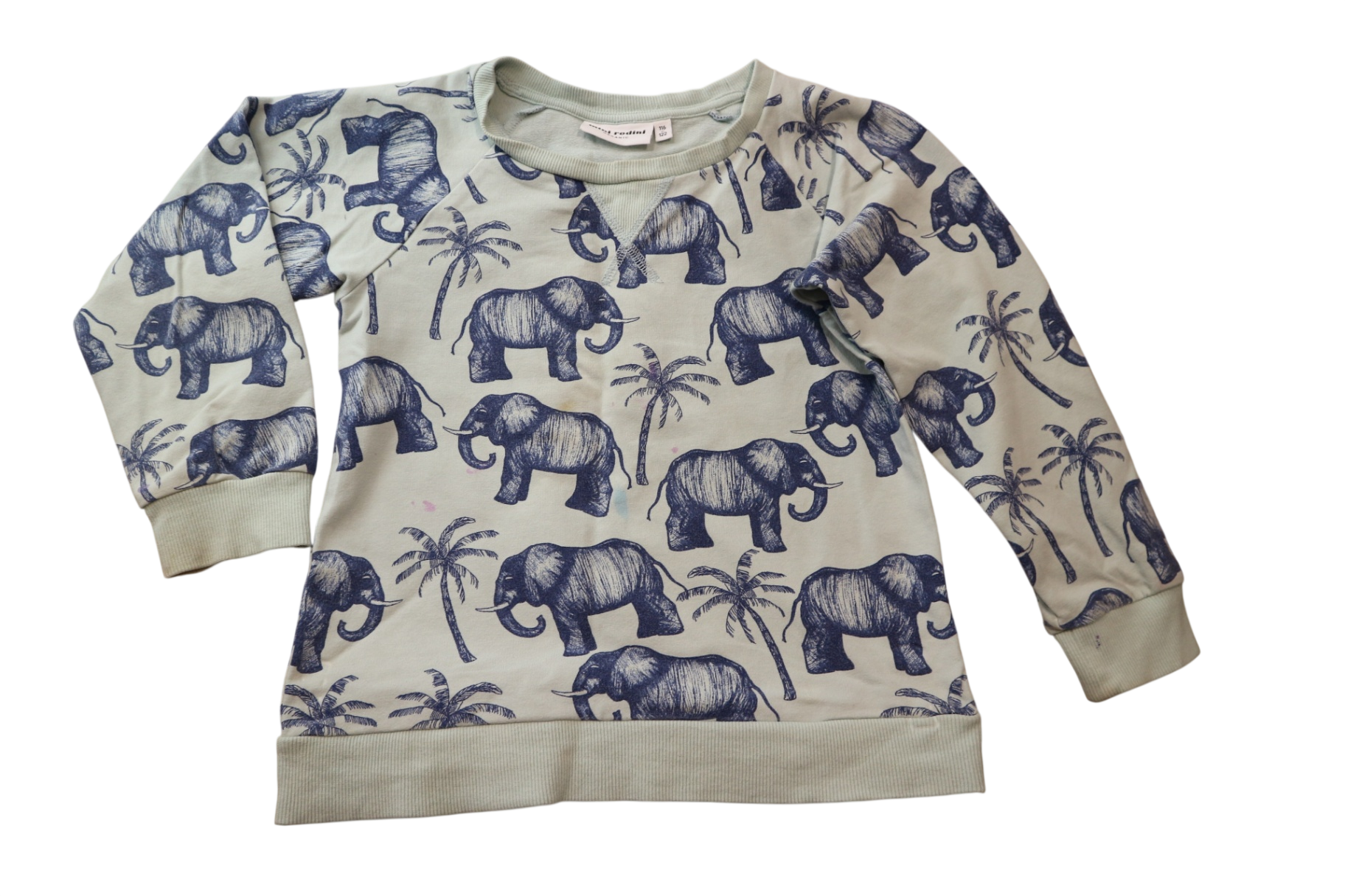 Mini Rodini Jumper, light blue, 116/122