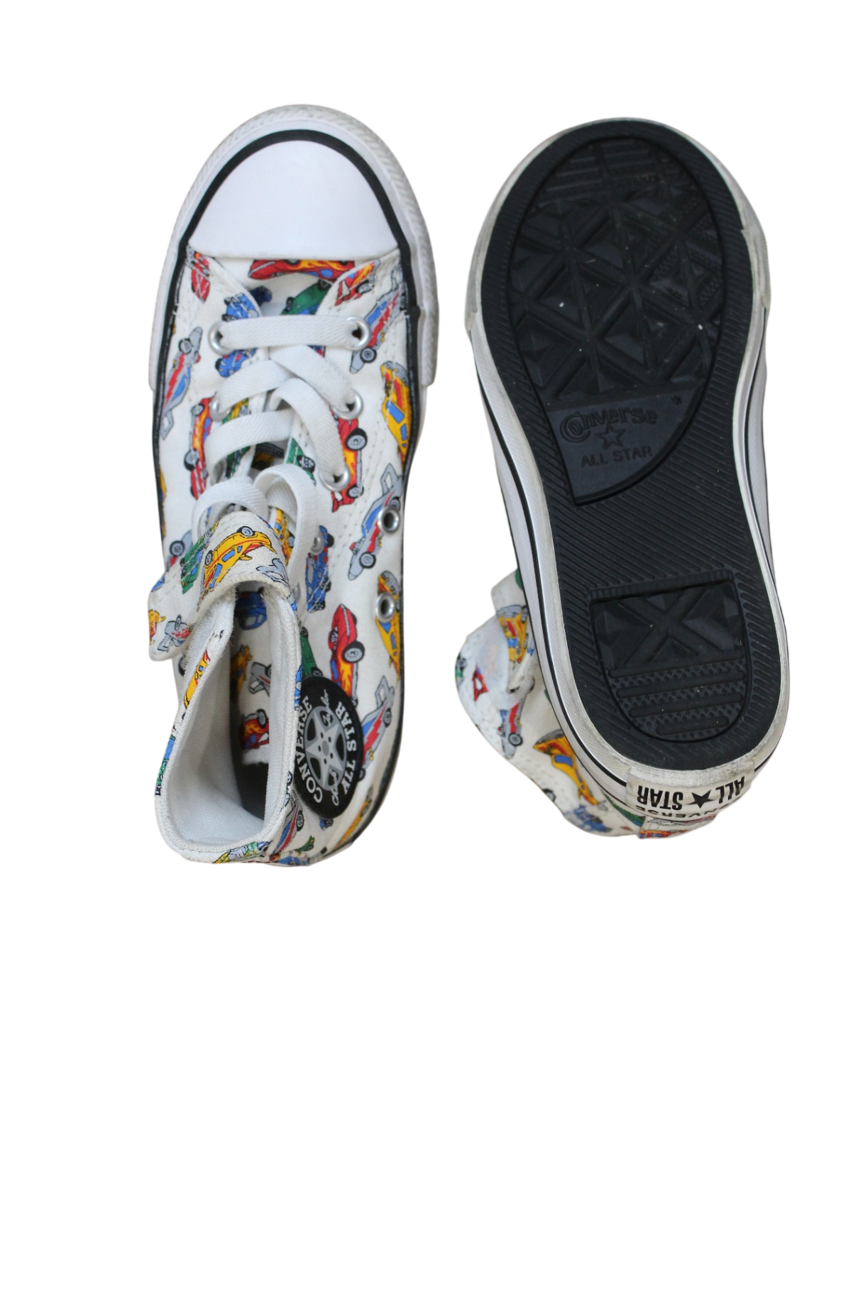 Converse Sneakers, White Multicolour, cars, EU31