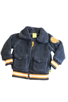 Band of Boys Jacket, Navy blue with orange and white accents, 2