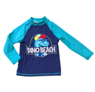 Milkshake Swim rashie, Navy Blue and Aqua, 3