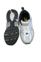 New Balance Sneakers, White, silver, black and pale yellow, eu32
