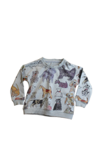 Dougal Jumper, blue, dogs, 2