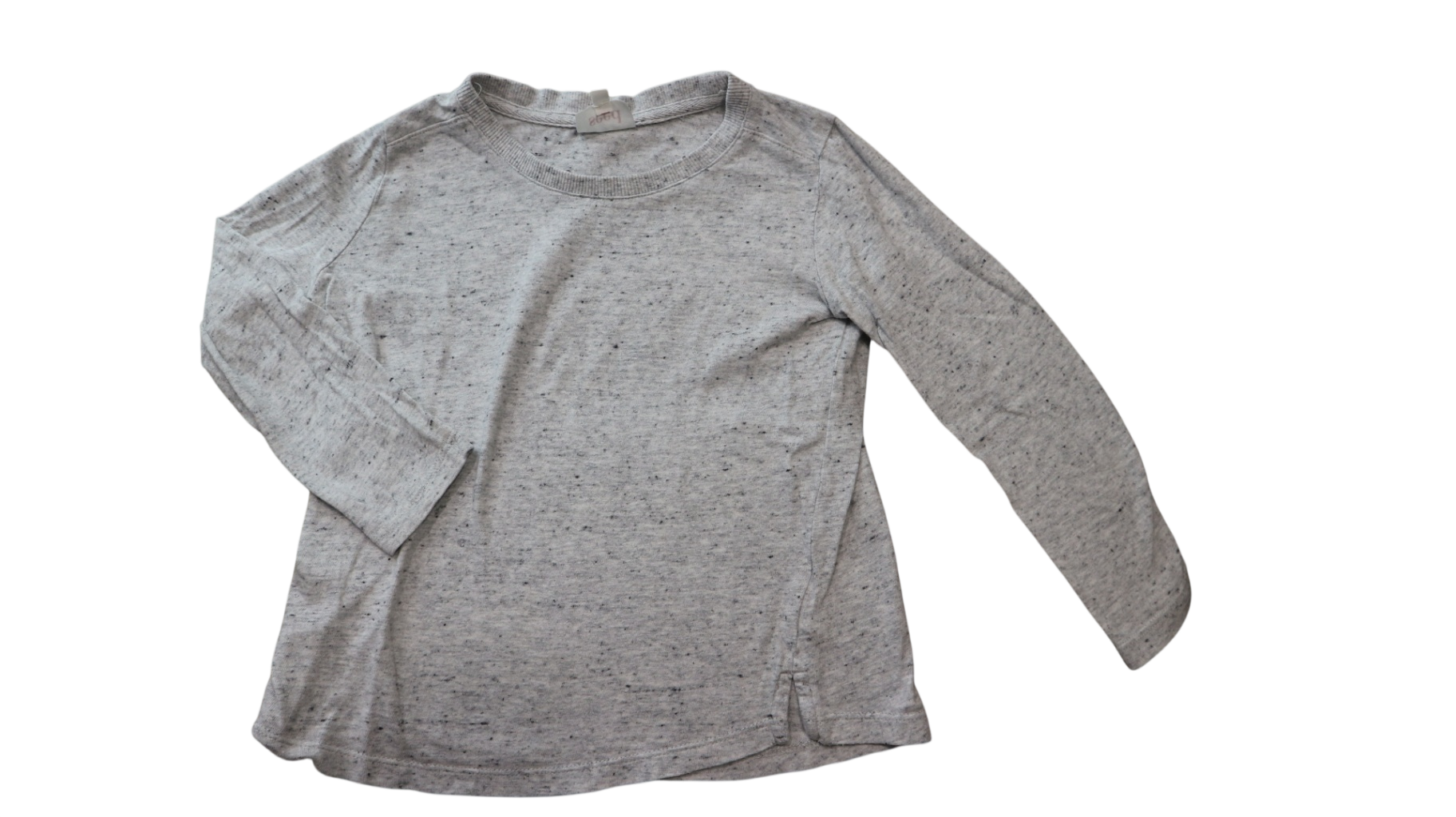 Seed Long-Sleeve T-Shirt, Grey marle/speckled, 4