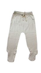Nature Baby Footed leggings, Cream, 0