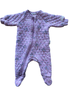 Purebaby jumpsuit, Lilac/ pink marle, 000