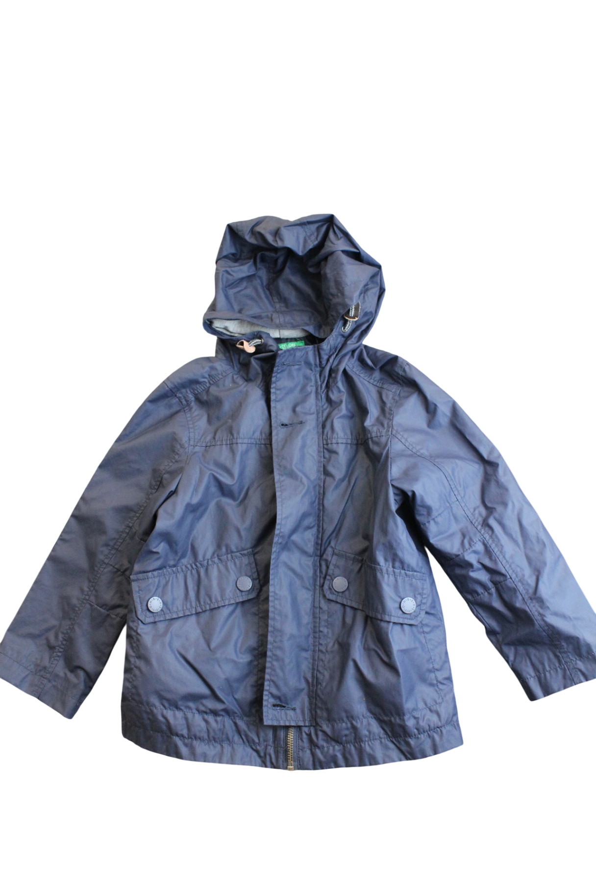 United Colours of Benetton Raincoat, Navy Blue, 5