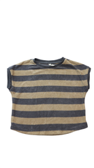 *Quincy Mae Top, Brown and Dark Grey, 3