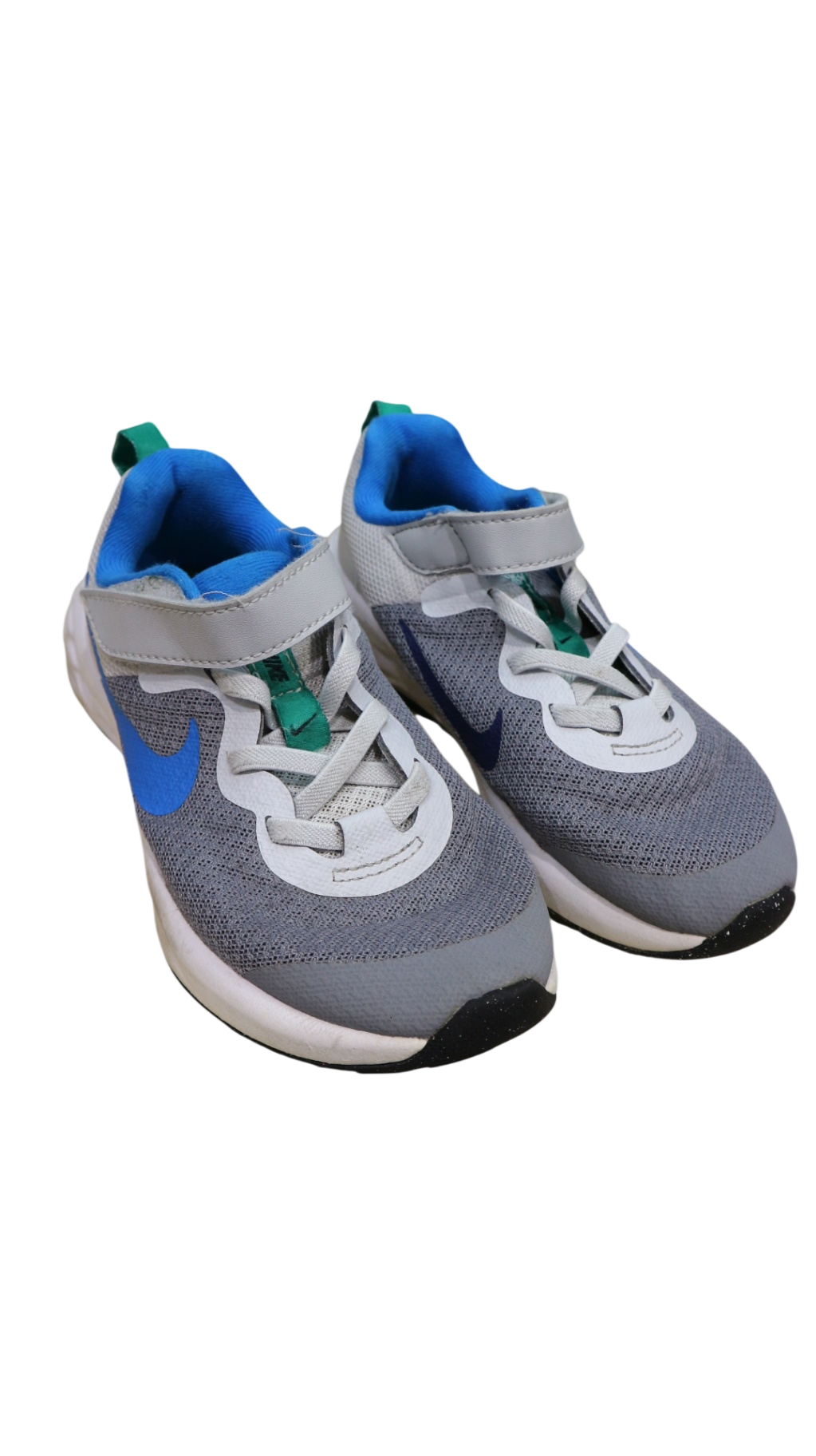 Nike Sneakers, Grey, blue, white, green, EU29.5/US12
