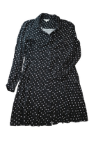 Ripe Maternity Dress, Black White Daisies, S