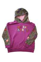 Marc Jacobs Hoodie, Pink with Leopard Print, 8