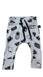 HUX Leggings, Light Blue Black Multi, 00