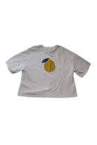 Cinnamon Baby T-Shirt, White Yellow Lemon, 4