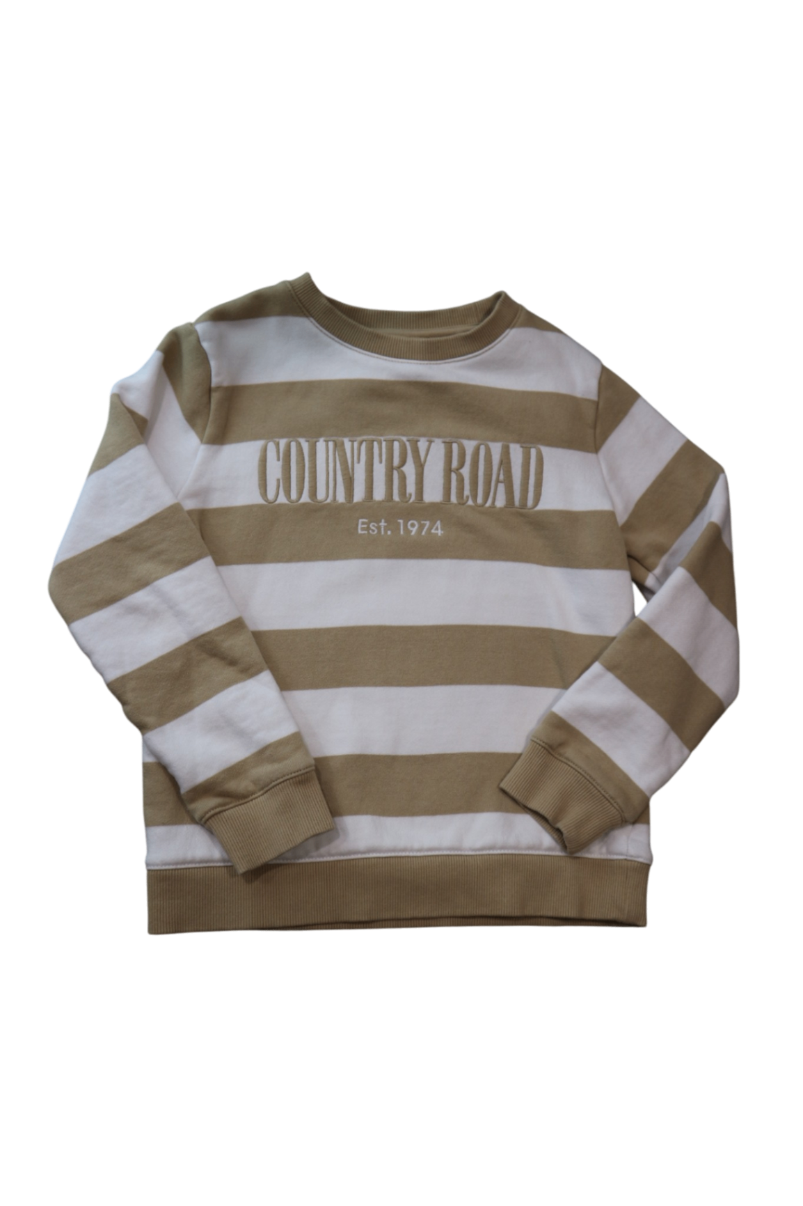 Country Road Jumper, Beige White Stripe, 7