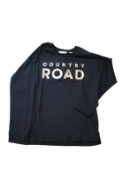 Country Road Long-Sleeve T-Shirt, Black, 10