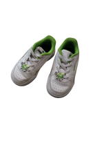 Puma Shoes, White with Green Trims, US 8/EUR 24