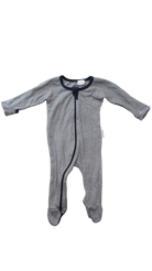 Purebaby Jumpsuit, Navy White Stripe, 000
