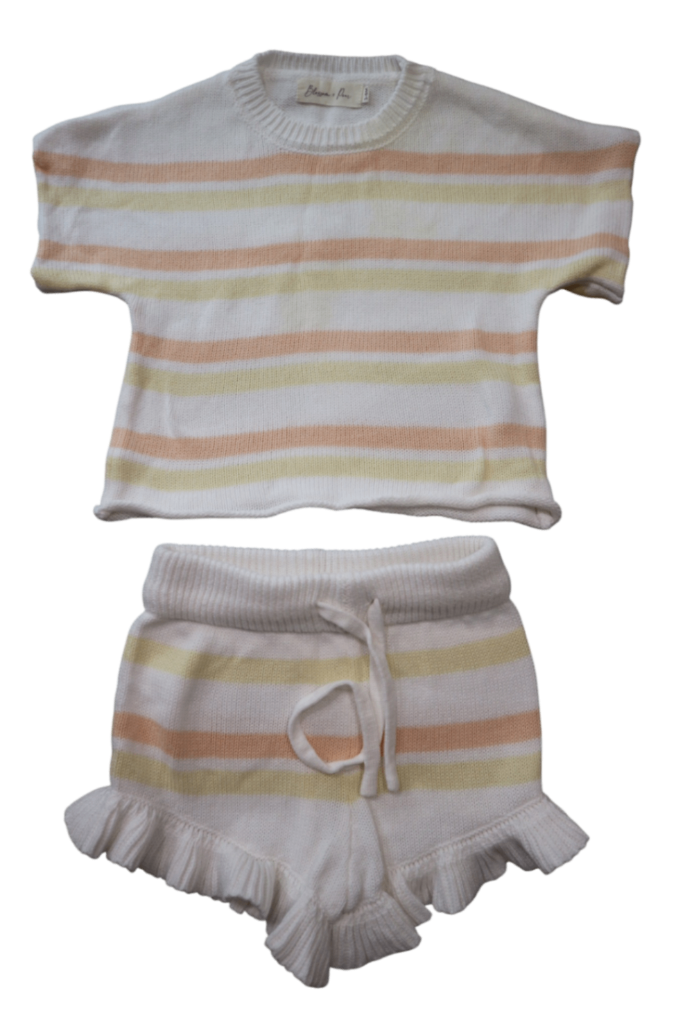 Blossom & Pear Knitwear Set, Cream, 00