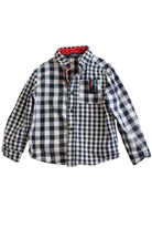 Sergent Major Shirt, Navy check, 4