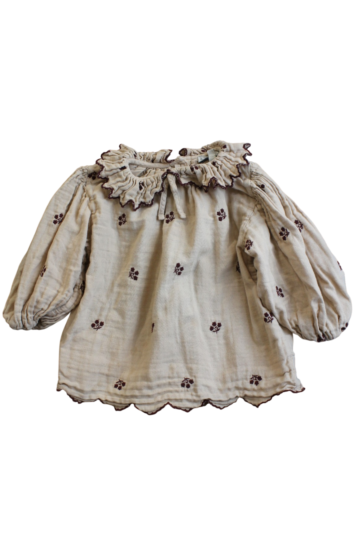 Bebe Organic Blouse, Beige, 1