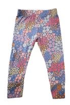 Hux Leggings, Blue multicolour floral print, 0