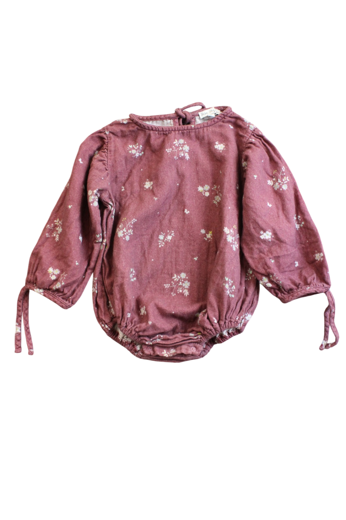 Bebe Organic Playsuit, Mauve, 1