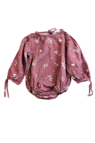 Bebe Organic Playsuit, Mauve, 1