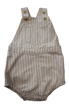 Miann & Co Overalls, Beige and cream striped, 0