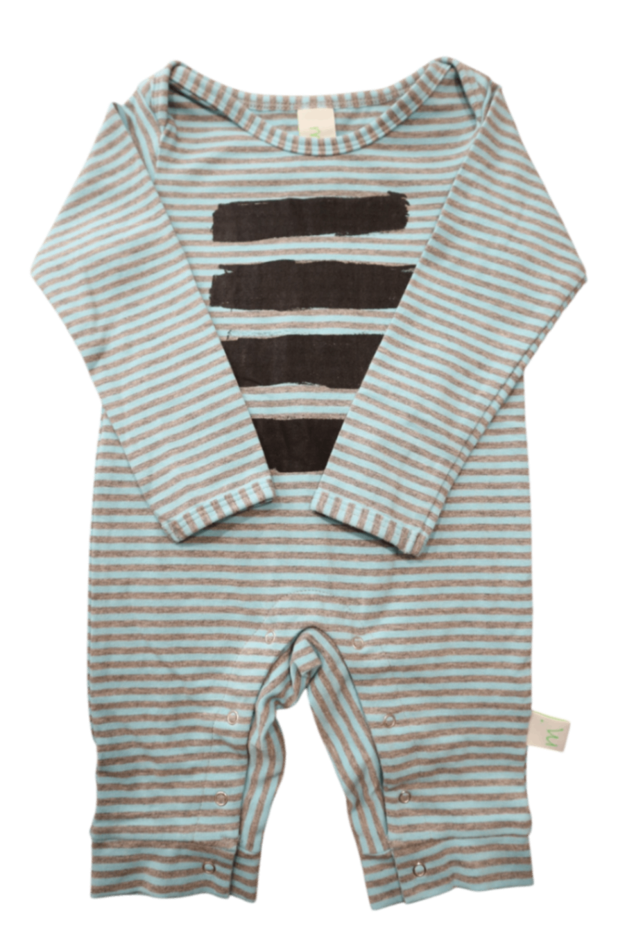 Minti Jumpsuit, Light blue and grey, 0