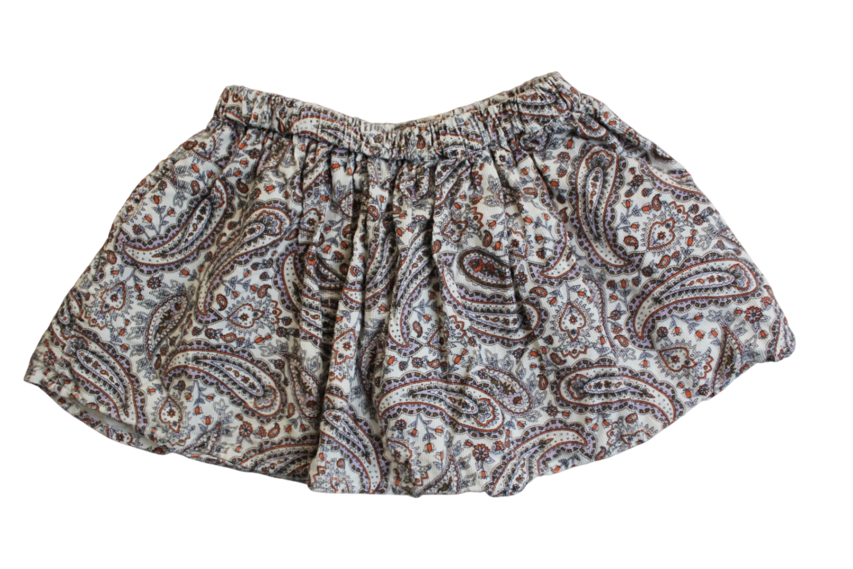 Seed Skirt, White paisley, 2