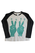 Littlehorn Long-Sleeve T-Shirt, Black, grey and teal, 7