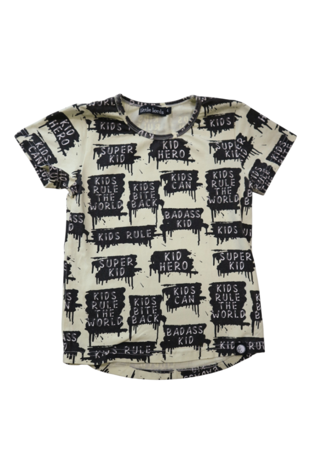 Little Lords T-Shirt, Cream, 4