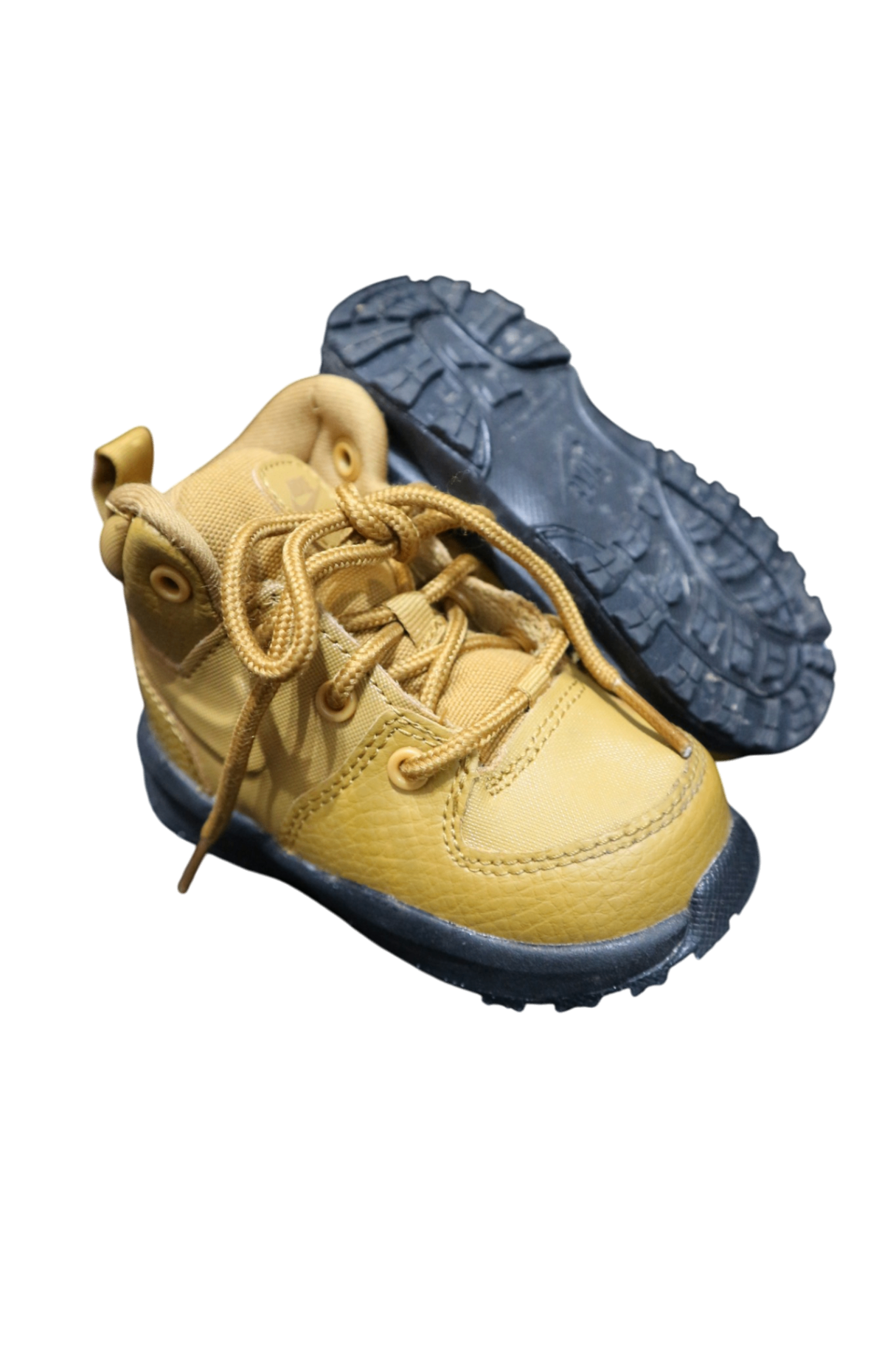 Nike Boots, Mustard yellow and navy, US 5/EUR 21