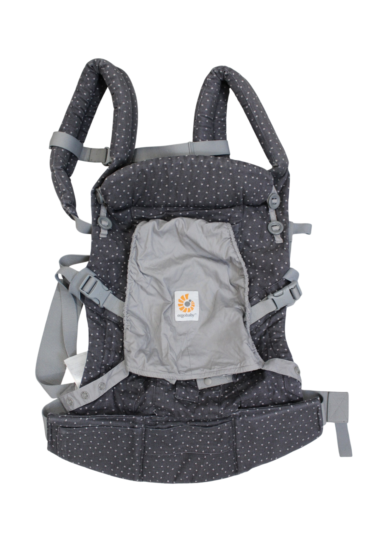 Ergobaby Baby Carrier, grey/stars,