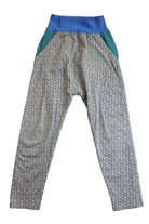 Oishi-m Pants, Grey, Blue, Green, 8