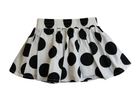 Seed Skirt, White and black/Polka dots, 3