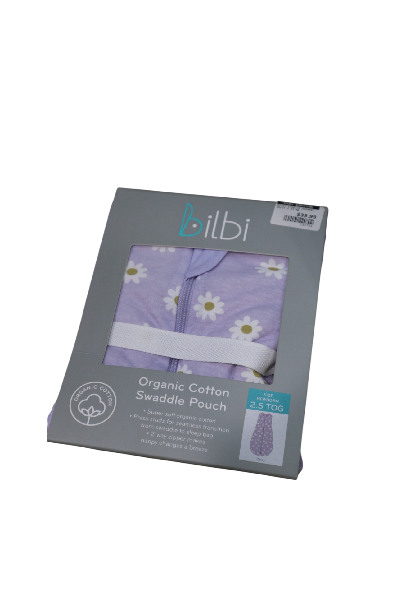 Bilbi Swaddle, Lavender, 0000