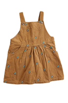 Seed Pinafore, Brown/floral, 2