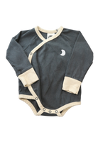 TBC Bodysuit, Dark grey with cream trim, 0