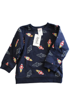 Sprout Jumper, Navy blue/spaceships, 2