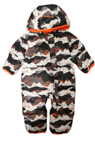 Columbia Snowsuit, Black, white and orange, 0