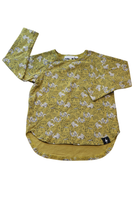 Kapow Kids Long-Sleeve T-Shirt, Mustard yellow, 3-4