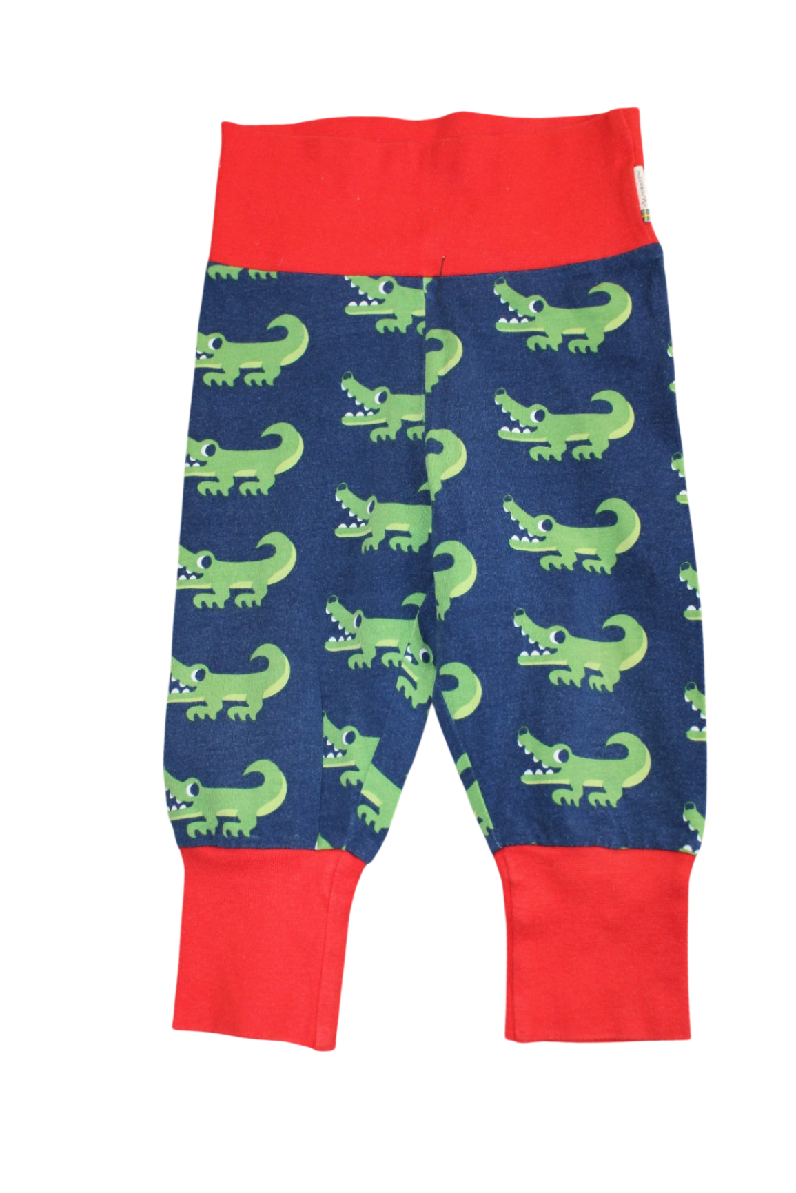 Maxomorra Leggings, Navy blue, red and green, 1