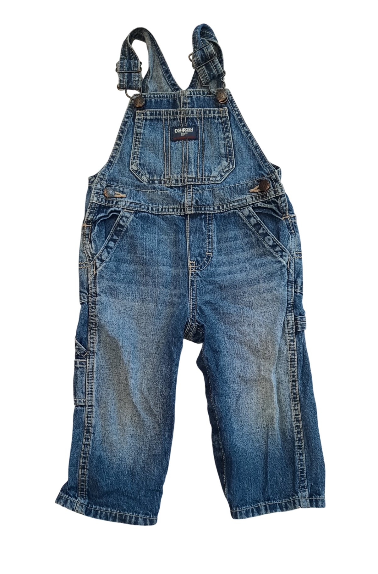 OshKosh B'gosh Overalls, blue denim, 1
