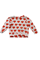 Caroline Bosmans Jumper, White and red,