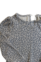 Country Road Shirt, Whie, Leaves, Gold dots , 0